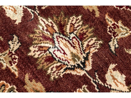 Hand Woven Wool Carpet - 6'1