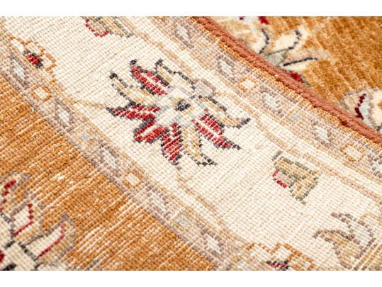 Hand Knotted Wool Peshawar Carpet - 5' 3