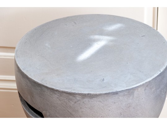 Pair Of Composite Plaster Grarden Stools