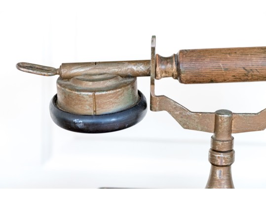 Antique Hand-Crank Telephone