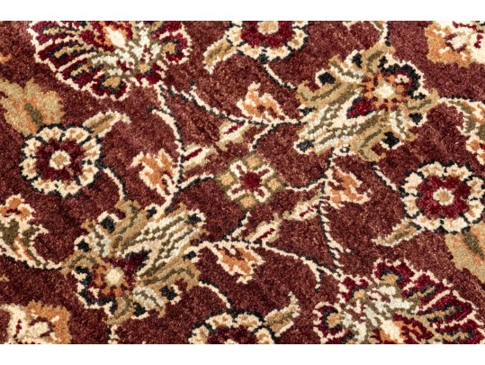 Hand Woven Wool Carpet - 6'1