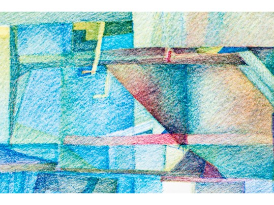 Georges Point (France, 1935-2020) Group Of Four Color Lithographs, Abstract Compositions