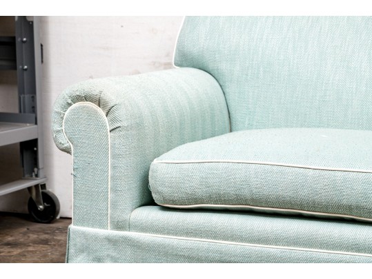 Custom Upholstered Down Filled Sofa 