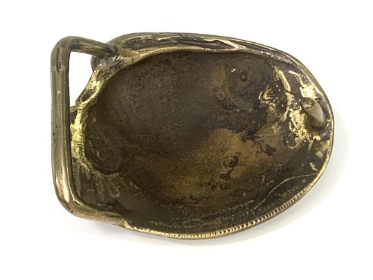 Two Artisan Nantucket Nautical Brass Belt Buckles