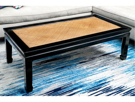 Black Lacquered Chinese Coffee Table