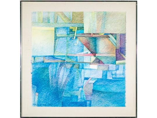 Georges Point (France, 1935-2020) Group Of Four Color Lithographs, Abstract Compositions