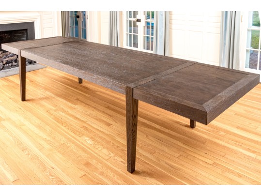 Restoration Hardware French Contemporary Rectangular Extension Dining Table (Retail $4050)