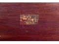 Antique Louis XVI Style Tambour Secretary Desk With Chair