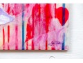 John Fatse (American, B. 20th C.) Acrylic & Resin On Board, Color Burst