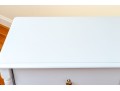 Gray Finished Spindle Six Drawer Dresser