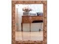 Lavishly Hand Carved Framed Beveled Edge Mirror