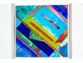 Signed Paint On Paper Artwork, Abstract