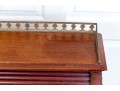 Antique Louis XVI Style Tambour Secretary Desk With Chair