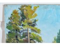 William A. Drake (American, 1891-1979) Oil On Canvas Panel, Forest Landscape, 1976