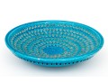 Italian Mid Century Textured Glazed Terracotta Bowl 