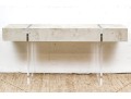 John Richard Console Table On Lucite Legs