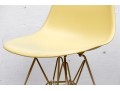 Pair Of Vintage Eames Eiffel Chairs In Yellow