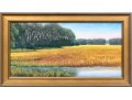Oil On Canvas, Golden Fields