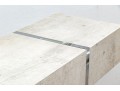 John Richard Console Table On Lucite Legs