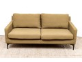 Quality Green Upholstered Loveseat Sofa