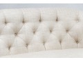 American Made Sherrill Tufted Upholstered Settee