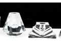 Collection Of Six Fine Crystal Candle Holders 