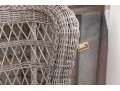 Pair Of Wicker Wingback Armchairs