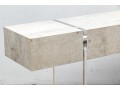 John Richard Console Table On Lucite Legs