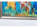 After Jasper Johns (American, NY, B.1930) Framed Color Print, 