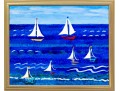 A. J. Di Maio, Signed Oil On Artist Board, Regatta