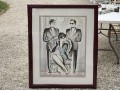 Erik Freyman (Russian-American, 1932-2018) Signed Ltd. Ed. Print, Woman And Gentleman