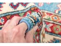 Hand-knotted Wool Kazak Carpet, 4'-10