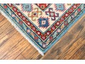 Hand-knotted Wool Kazak Carpet, 4'-10