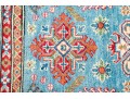 Hand-knotted Wool Kazak Carpet, 4'-10