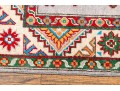Hand-knotted Wool Pakistan Kazak Accent Carpet, 4'-1