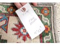 Hand-knotted Wool Pakistan Kazak Accent Carpet, 4'-1