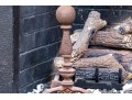 Antique Pair Of Iron Andirons
