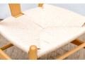 Set Of Four Chic Wishbone Form Side Chairs