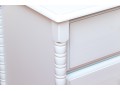 Gray Finished Spindle Six Drawer Dresser