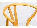 Set Of Four Chic Wishbone Form Side Chairs