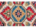 Hand Knotted Wool Kazak Carpet - 3' 3
