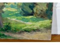William A. Drake (American, 1891-1979) Oil On Canvas Panel, Forest Landscape, 1976
