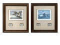Rob Leslie Signed & Numbered 1993 1994 Connecticut Duck Stamp Framed Prints