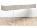 John Richard Console Table On Lucite Legs
