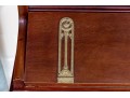 Antique Louis XVI Style Tambour Secretary Desk With Chair
