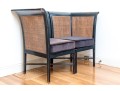 Love Seat Sofa In Two Corner Chairs Form