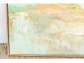 Fabulous Giclee On Textured Parchment Canvas, Landscape With Cottage
