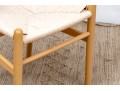 Set Of Four Chic Wishbone Form Side Chairs