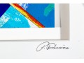 Signed Paint On Paper Artwork, Abstract