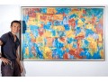 After Jasper Johns (American, NY, B.1930) Framed Color Print, 
